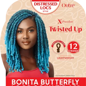 BONITA BUTTERFLY LOCS COILY TIP 12"