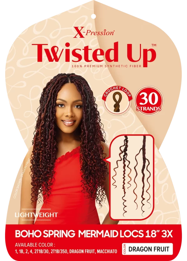 BOHO SPRING MERMAID LOCS 18" 3X