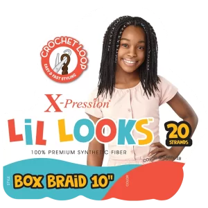 X-PRESSION - LIL LOOKS - BOX BRAID 10"-1
